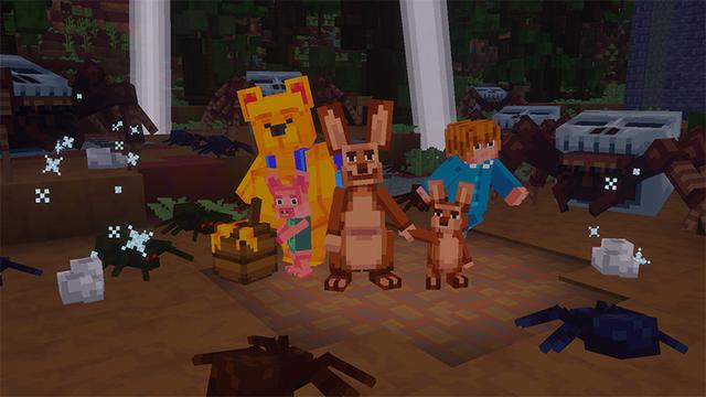 Screenshot of the Minecraft Bedrock Marketplace product Winnie-the-Pooh created by Pathway Studios.