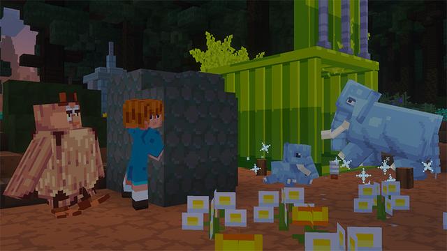 Screenshot of the Minecraft Bedrock Marketplace product Winnie-the-Pooh created by Pathway Studios.