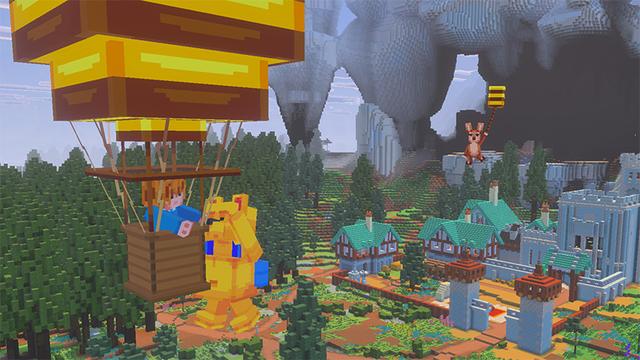 Screenshot of the Minecraft Bedrock Marketplace product Winnie-the-Pooh created by Pathway Studios.