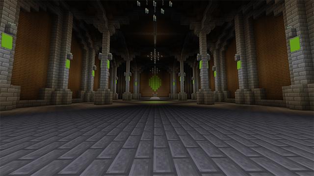 Screenshot of the Minecraft Bedrock Marketplace product Witch's Hedge Maze created by Pathway Studios.