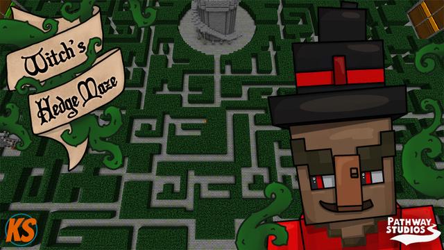 Thumbnail of the Minecraft Bedrock Marketplace product Witch's Hedge Maze created by Pathway Studios.