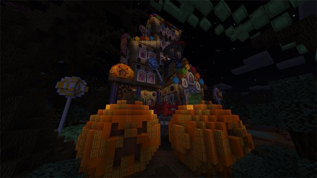 Screenshot of the Minecraft Bedrock Marketplace product Witch's Manor created by Pathway Studios.