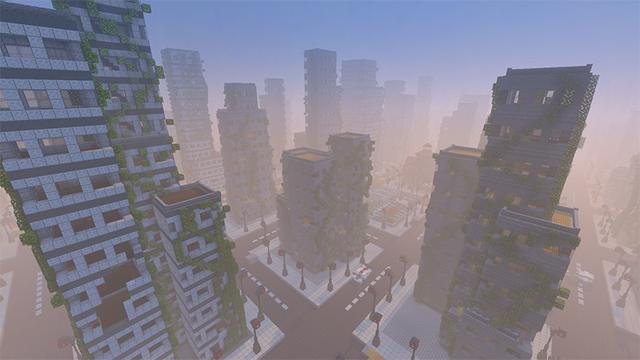 Screenshot of the Minecraft Bedrock Marketplace product Zombie World Generator created by Pathway Studios.