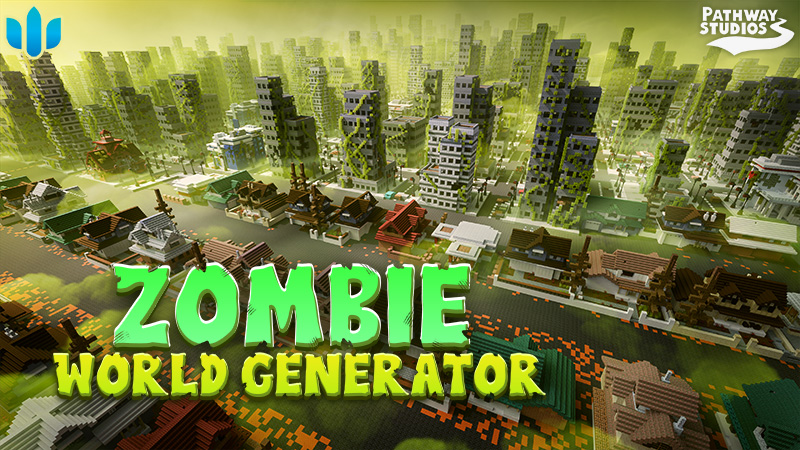 Thumbnail of the Minecraft Bedrock Marketplace product Gerador do Mundo dos Zumbis created by Pathway Studios.