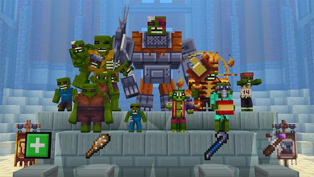 Screenshot of the Minecraft Bedrock Marketplace product Zombies++ created by Pathway Studios.