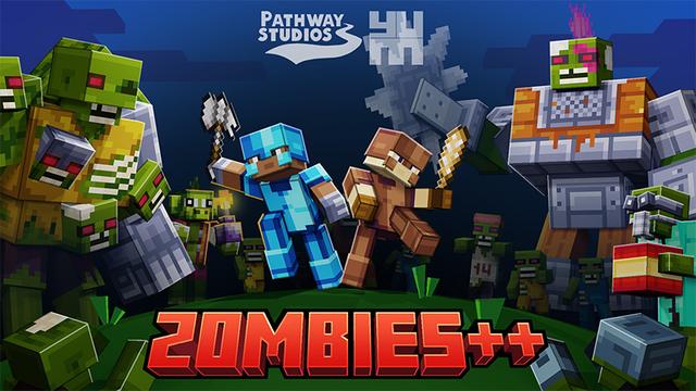 Thumbnail of the Minecraft Bedrock Marketplace product Zombies++ created by Pathway Studios.