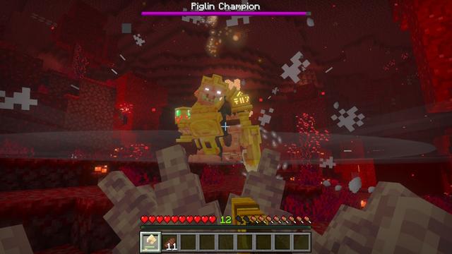 Screenshot of the Minecraft Bedrock Marketplace product Epic Bosses created by Peach Tree.