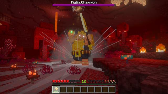 Screenshot of the Minecraft Bedrock Marketplace product Epic Bosses created by Peach Tree.