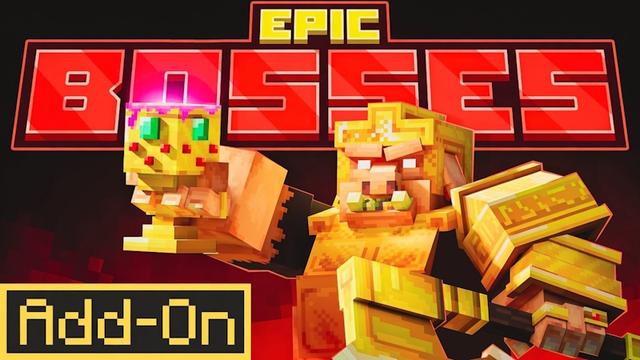 Thumbnail of the Minecraft Bedrock Marketplace product Epic Bosses created by Peach Tree.