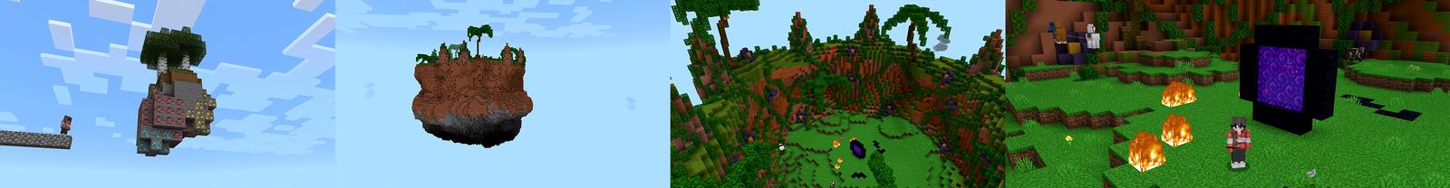 Panorama of the Minecraft Bedrock Marketplace product 1 BLOCK! created by Pickaxe Studios.
