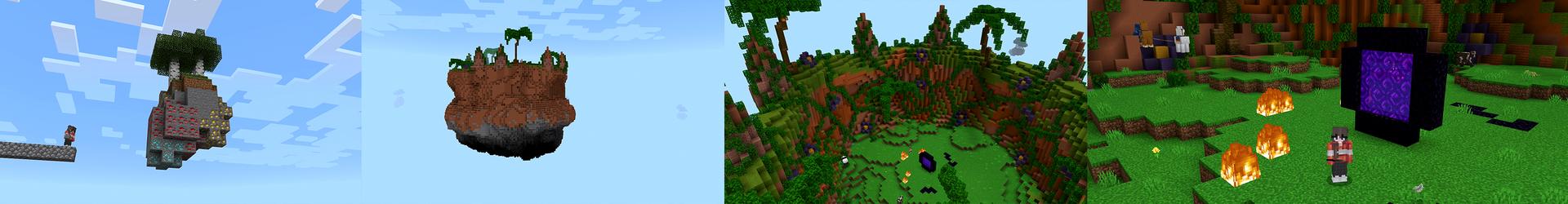 Panorama of the Minecraft Bedrock Marketplace product 1 BLOCK! created by Pickaxe Studios.