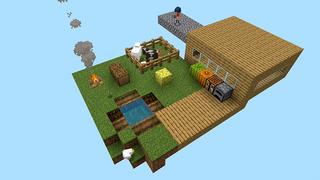 Screenshot of the Minecraft Bedrock Marketplace product 1 BLOCK WORLD! created by Pickaxe Studios.