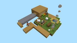 Screenshot of the Minecraft Bedrock Marketplace product 1 BLOCK WORLD! created by Pickaxe Studios.