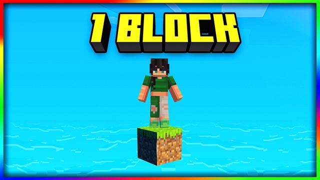 Thumbnail of the Minecraft Bedrock Marketplace product 1 BLOCO created by Pickaxe Studios.