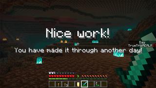 Screenshot of the Minecraft Bedrock Marketplace product 100 Day Challenge created by Pickaxe Studios.