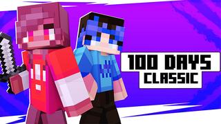 Thumbnail of the Minecraft Bedrock Marketplace product 100 DAYS CLASSIC created by Pickaxe Studios.