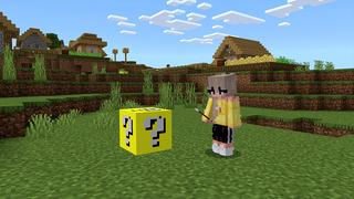 Screenshot of the Minecraft Bedrock Marketplace product 100 Days LUCKY BLOCK! created by Pickaxe Studios.