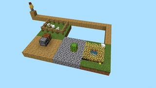 Screenshot of the Minecraft Bedrock Marketplace product 100 Days One Block! created by Pickaxe Studios.