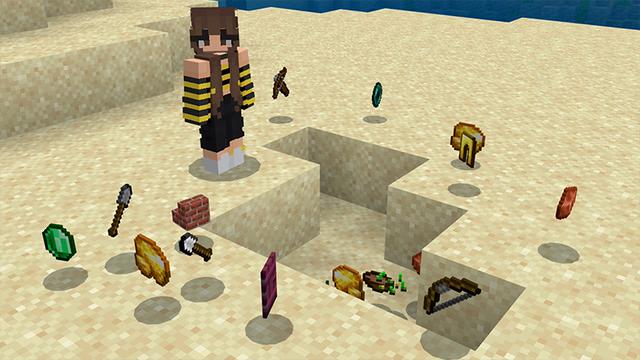 Screenshot of the Minecraft Bedrock Marketplace product 100 Days Random Drops! created by Pickaxe Studios.
