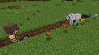 Screenshot of the Minecraft Bedrock Marketplace product 100 Days Random Drops! created by Pickaxe Studios.