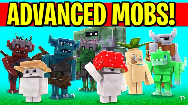 Thumbnail of the Minecraft Bedrock Marketplace product Mobs avanzados created by Pickaxe Studios.