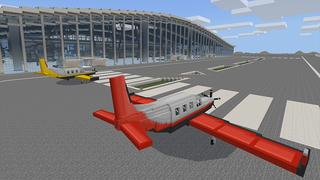 Screenshot of the Minecraft Bedrock Marketplace product AIRPORT! created by Pickaxe Studios.
