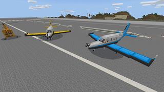 Screenshot of the Minecraft Bedrock Marketplace product AIRPORT! created by Pickaxe Studios.