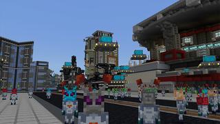 Screenshot of the Minecraft Bedrock Marketplace product Alien World created by Pickaxe Studios.