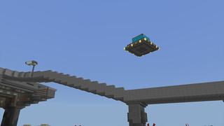 Screenshot of the Minecraft Bedrock Marketplace product Alien World created by Pickaxe Studios.