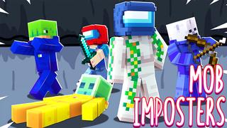 Thumbnail of the Minecraft Bedrock Marketplace product AMONG The MOB IMPOSTERS created by Pickaxe Studios.