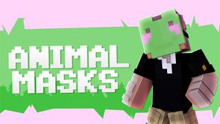 Thumbnail of the Minecraft Bedrock Marketplace product Animal Masks created by Pickaxe Studios.
