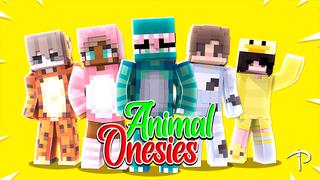 Thumbnail of the Minecraft Bedrock Marketplace product Animal Onesies created by Pickaxe Studios.