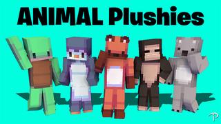 Thumbnail of the Minecraft Bedrock Marketplace product ANIMAL Plushies created by Pickaxe Studios.