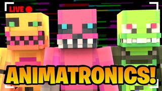 Thumbnail of the Minecraft Bedrock Marketplace product ANIMATRONICS! created by Pickaxe Studios.