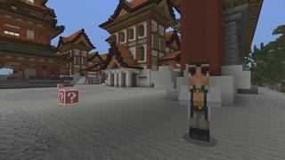 Screenshot of the Minecraft Bedrock Marketplace product Anime Lucky Blocks created by Pickaxe Studios.