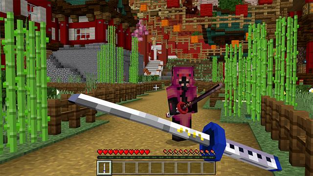 Screenshot of the Minecraft Bedrock Marketplace product ANIME WORLD! created by Pickaxe Studios.