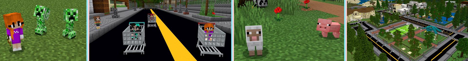Panorama of the Minecraft Bedrock Marketplace product BABY WORLD! created by Pickaxe Studios.