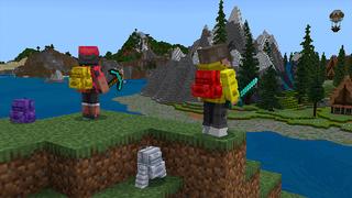 Screenshot of the Minecraft Bedrock Marketplace product BACKPACK+ created by Pickaxe Studios.