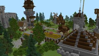 Screenshot of the Minecraft Bedrock Marketplace product BATTLE ROYALE created by Pickaxe Studios.