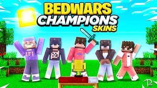 Thumbnail of the Minecraft Bedrock Marketplace product BED WARS Champions Skins created by Pickaxe Studios.