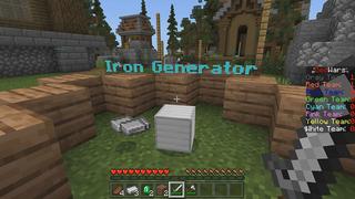 Screenshot of the Minecraft Bedrock Marketplace product BEDWARS! created by Pickaxe Studios.