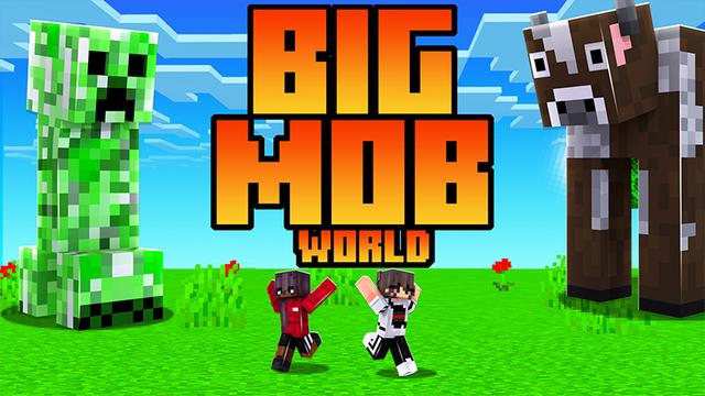 Thumbnail of the Minecraft Bedrock Marketplace product BIG MOB WORLD created by Pickaxe Studios.
