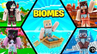Thumbnail of the Minecraft Bedrock Marketplace product Biomes created by Pickaxe Studios.
