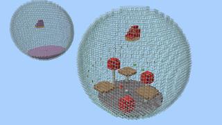 Screenshot of the Minecraft Bedrock Marketplace product Bubbles Parkour created by Pickaxe Studios.