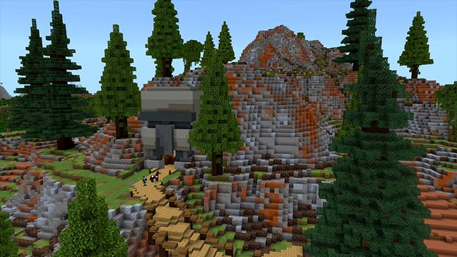 Screenshot of the Minecraft Bedrock Marketplace product BUNKER! created by Pickaxe Studios.