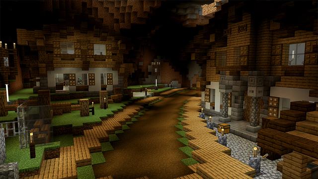 Screenshot of the Minecraft Bedrock Marketplace product BUNKER! created by Pickaxe Studios.