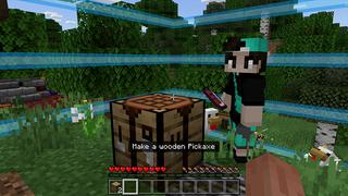 Screenshot of the Minecraft Bedrock Marketplace product Captive Survival Challenge created by Pickaxe Studios.