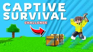 Thumbnail of the Minecraft Bedrock Marketplace product Captive Survival Challenge created by Pickaxe Studios.