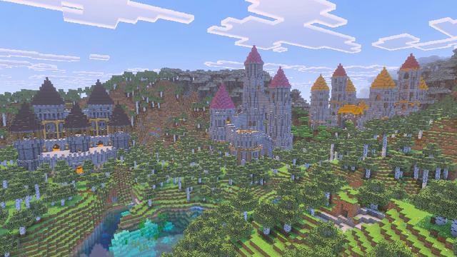 Screenshot of the Minecraft Bedrock Marketplace product CASTLE Add-On created by Pickaxe Studios.