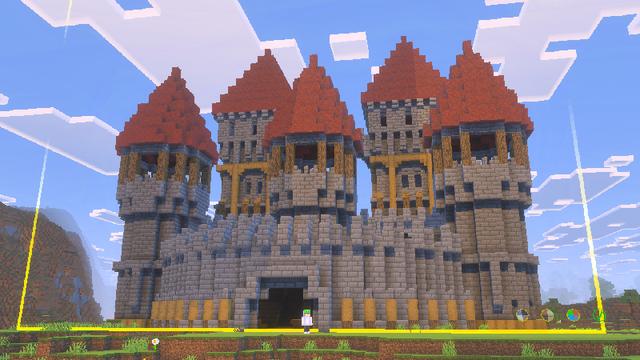 Screenshot of the Minecraft Bedrock Marketplace product CASTLE Add-On created by Pickaxe Studios.